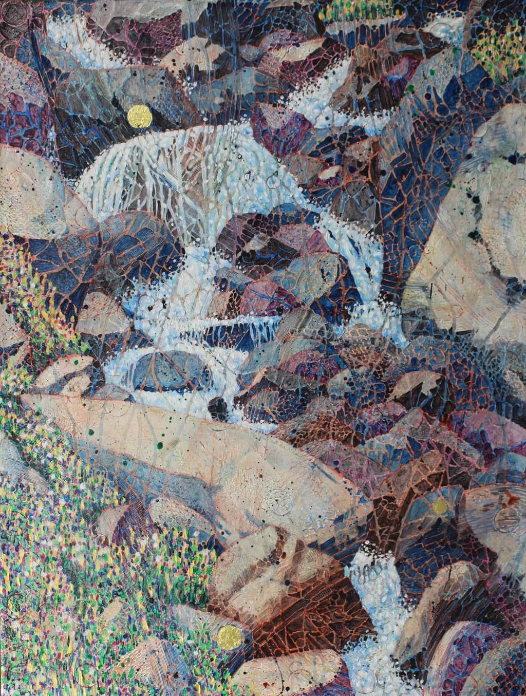 Whispers of Nature: A Tapestry of Color and Texture in Abstract Landscapes