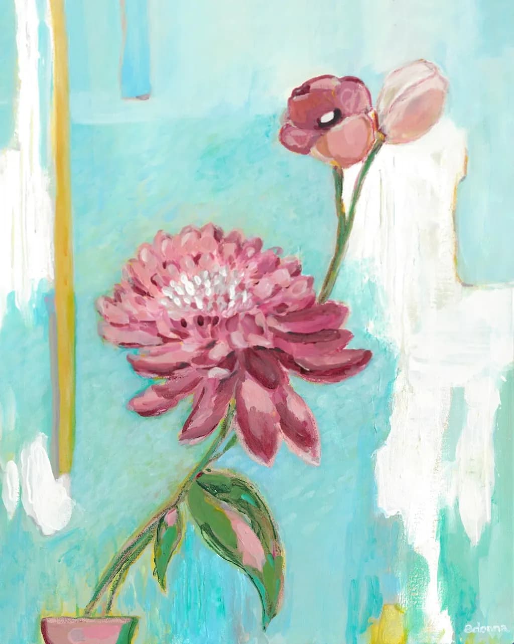 Pink Flower Pot