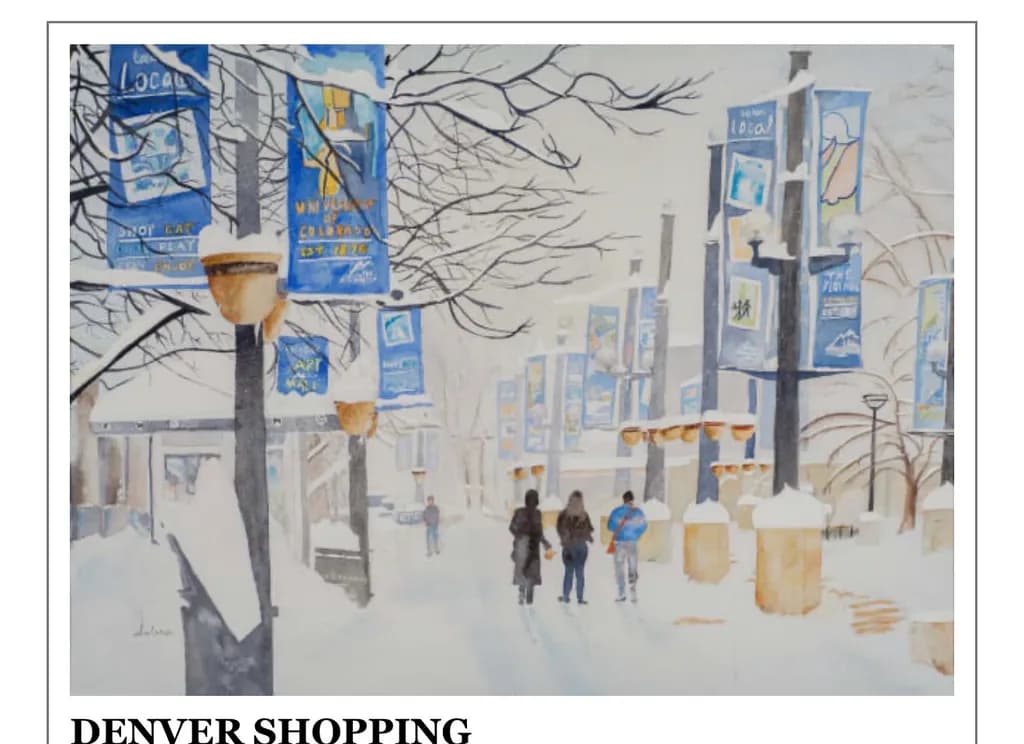 Denver Winter Shopping District