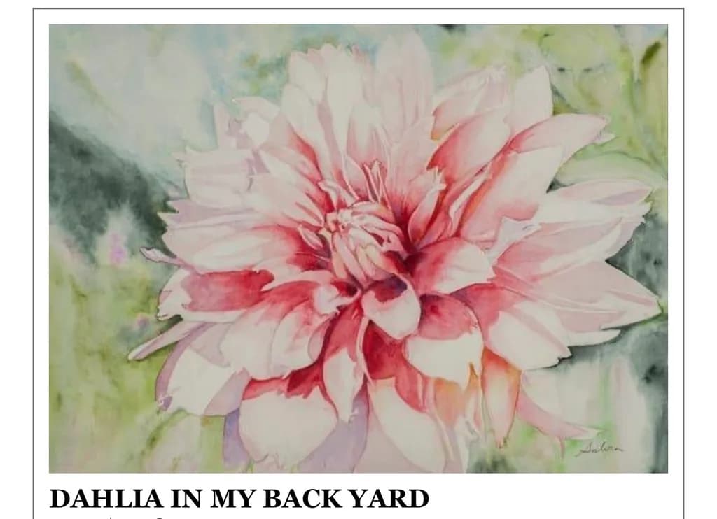 Dahlia in My Backyard