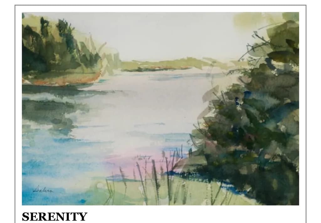 Serenity River Landscape