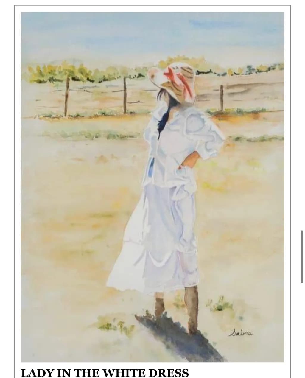 Lady in the White Dress