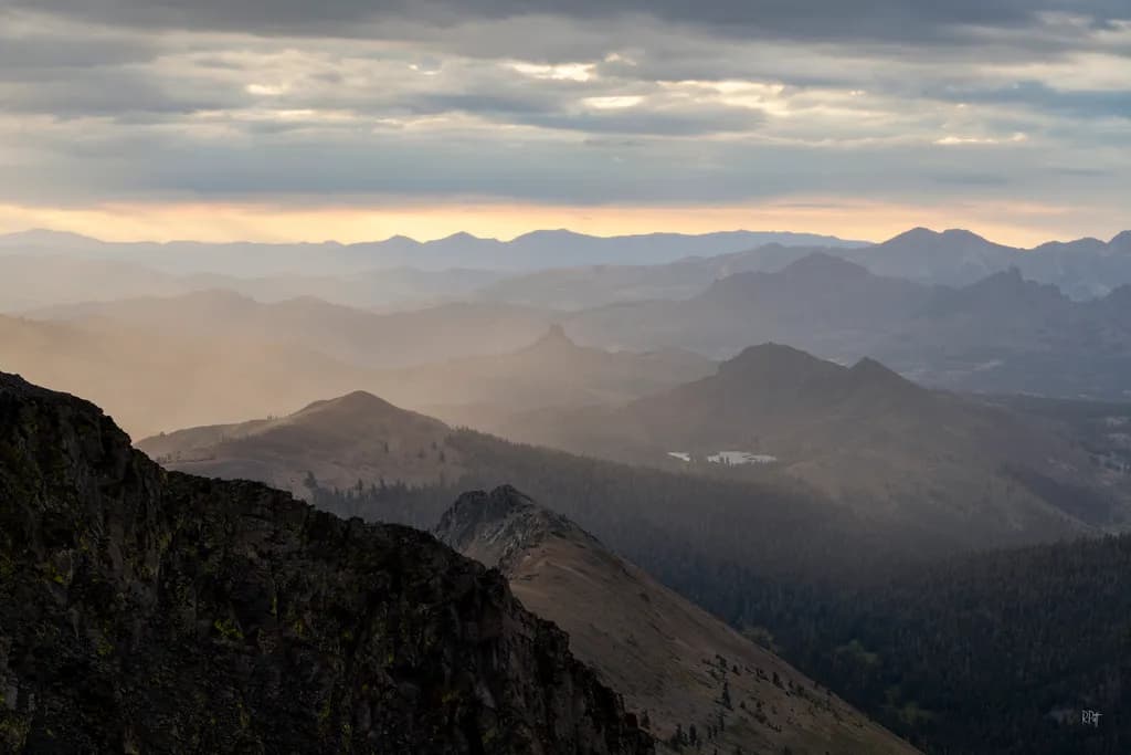 Whispers of the Mountains: A Serene Landscape at Dusk
