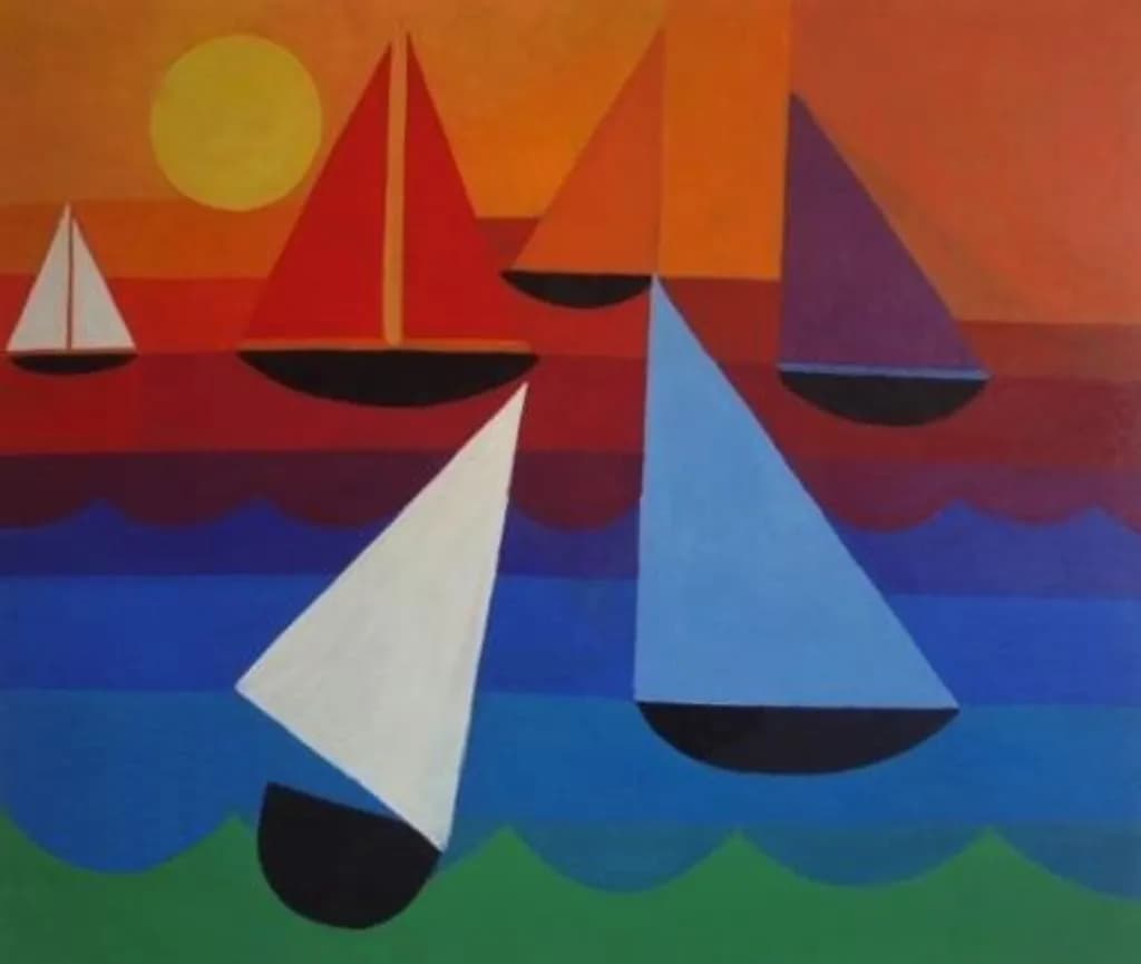Sails in the Summer Sun