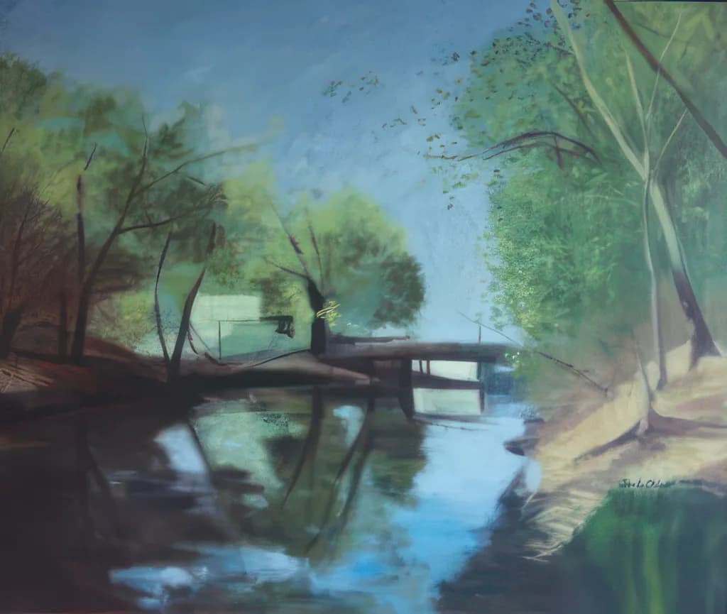 Reflections by the Bridge