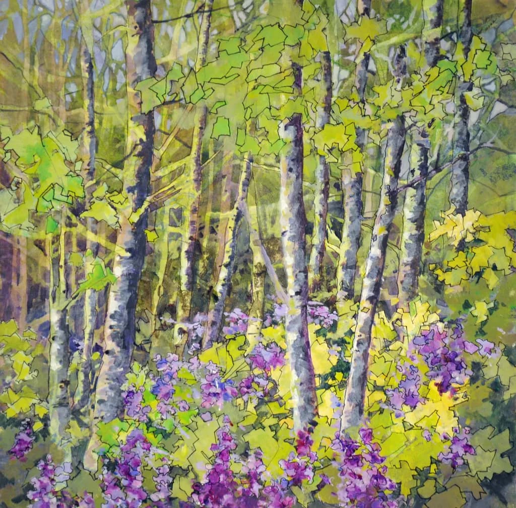 Aspens & Lupine