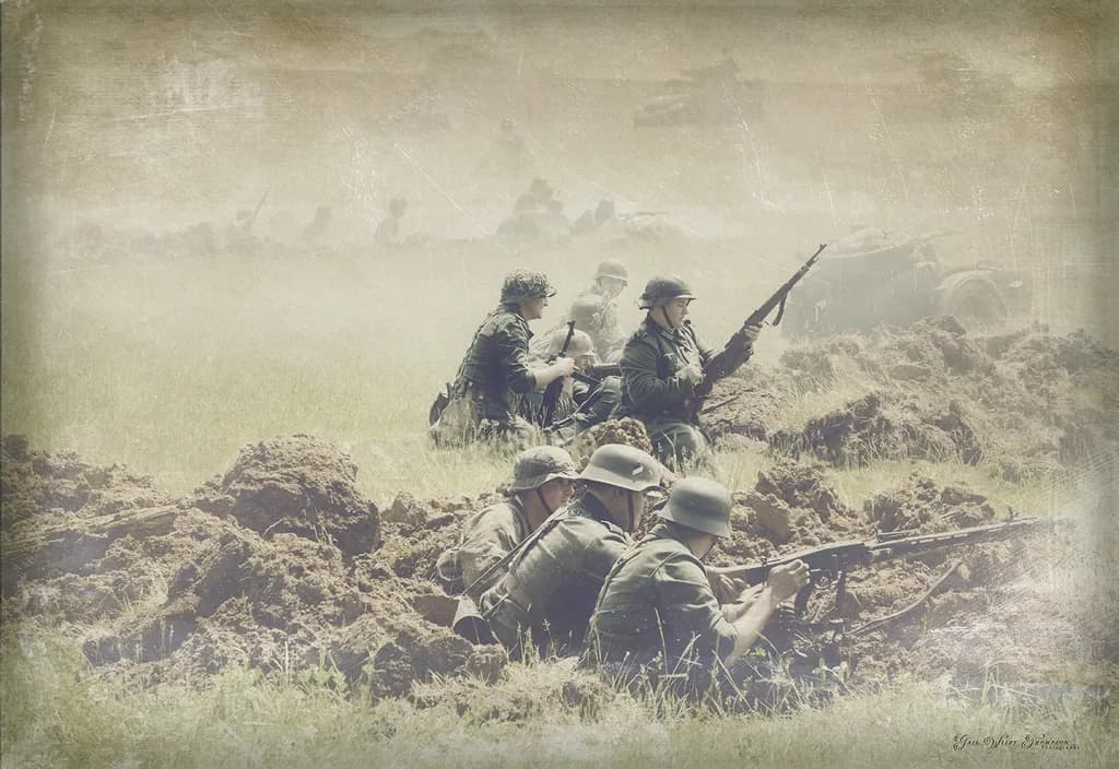 Holding Ground at Dawn: Human Stories from the Front 10. Vintage Light on Combat Lines — Memory, Fear, and Fortitude
