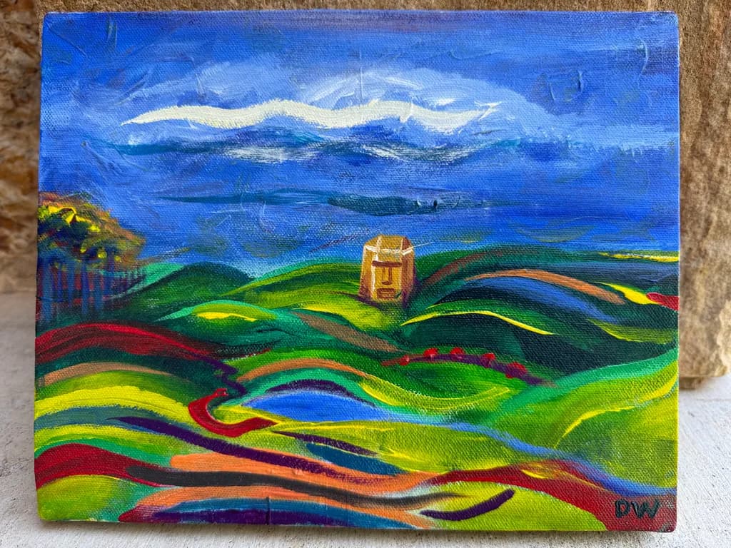 Whispers of the Texas Hills: A Journey Through Color and Faith