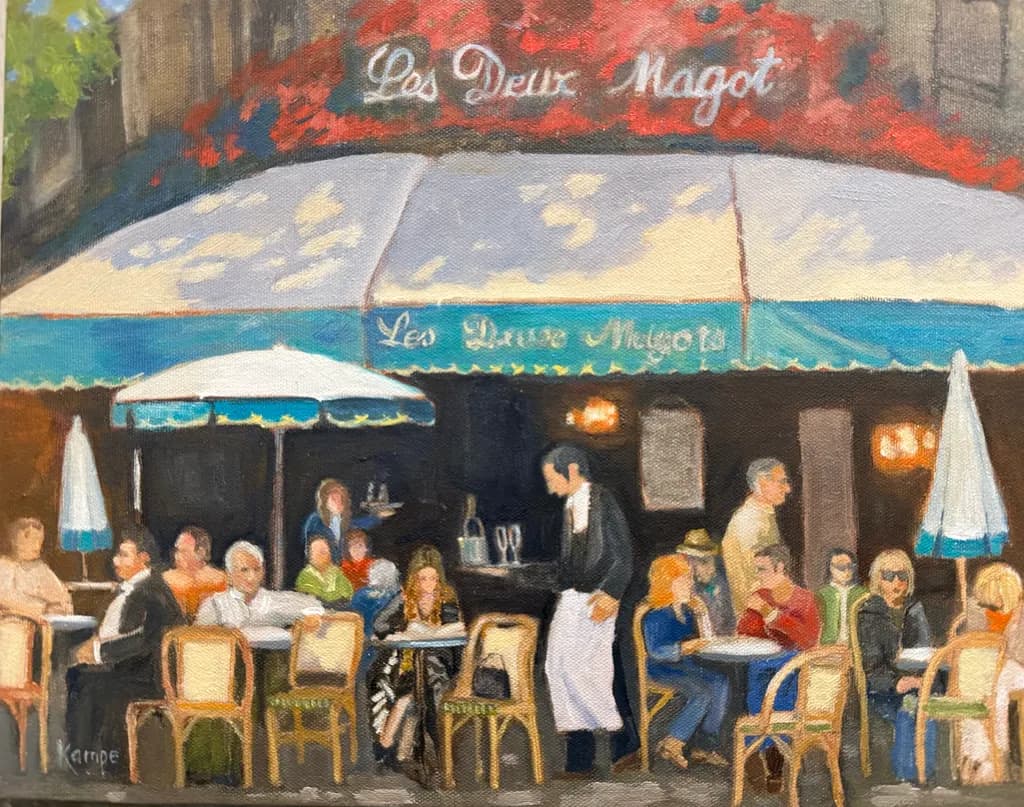 Les Deux Magots Scene