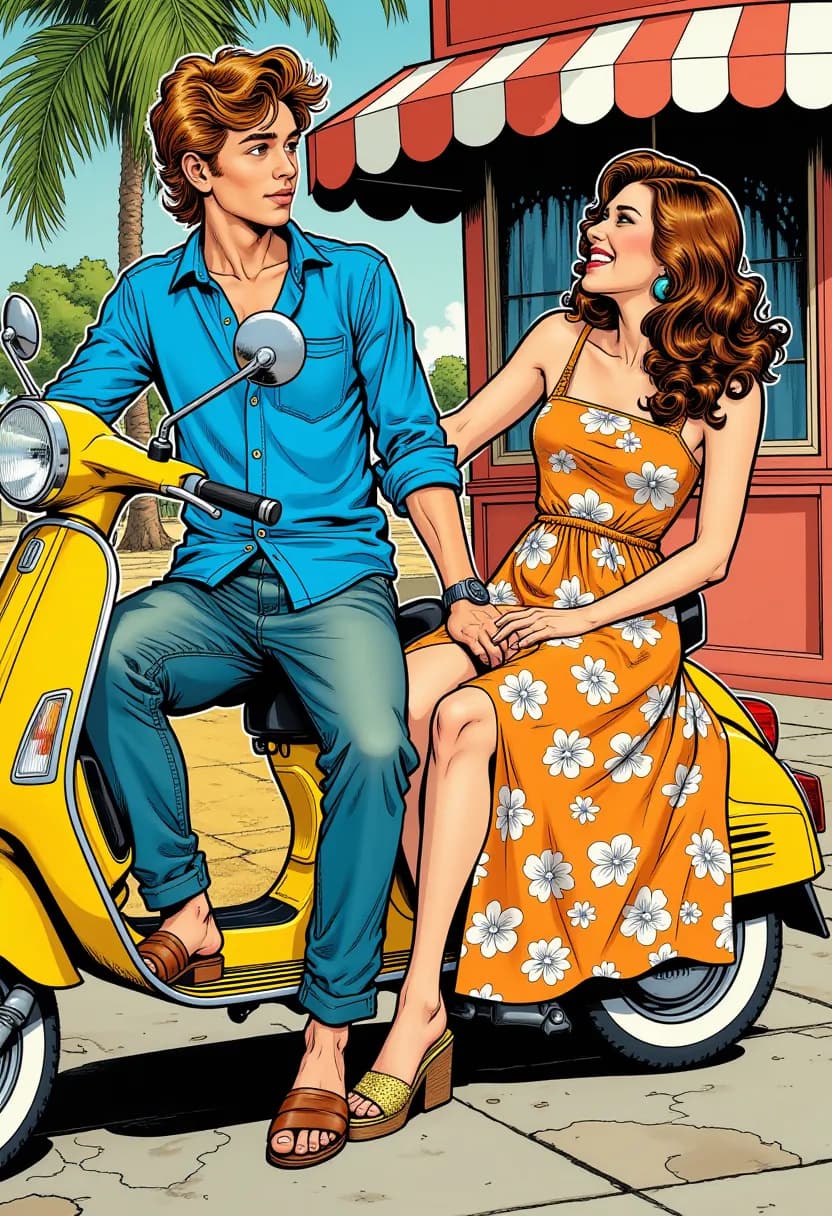 Lover Ride Art 60's Love Ride by Pierre_SC