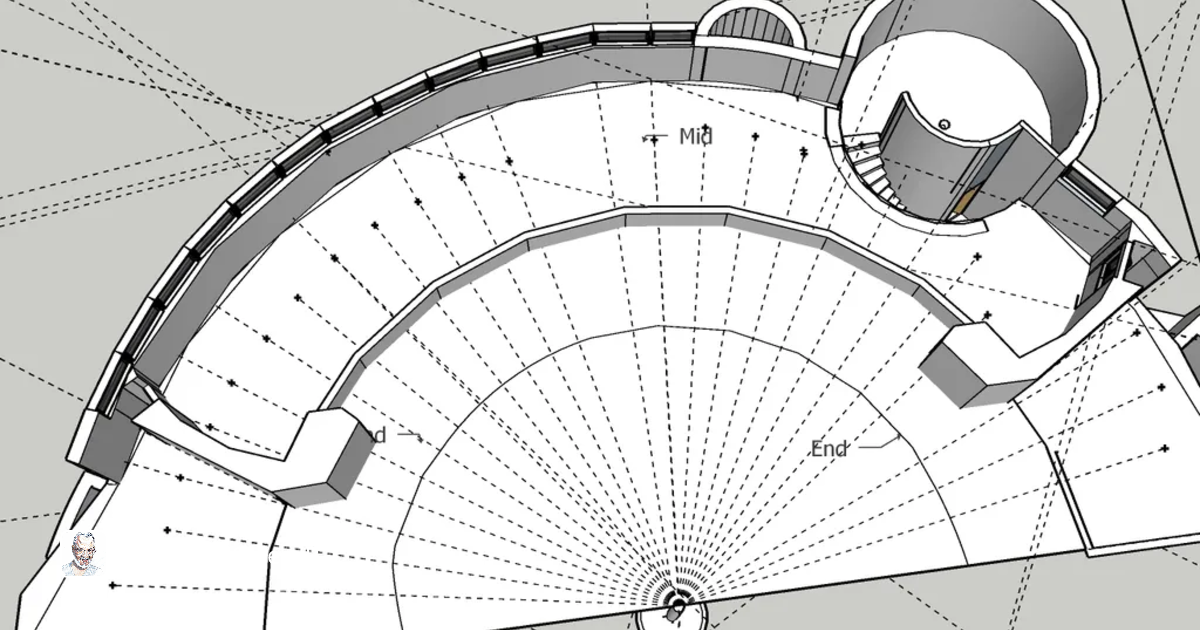 Architectural Harmony: A Study in Curves and Lines in Modern Design by ...