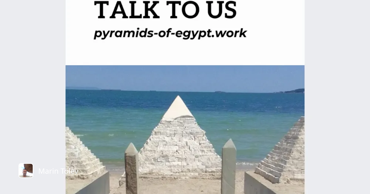 Handmade Pyramids by Marin Tolev