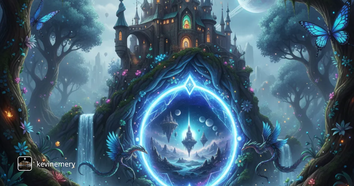 Whispers of the Enchanted Portal: A Journey to the Magical Castle Beyond