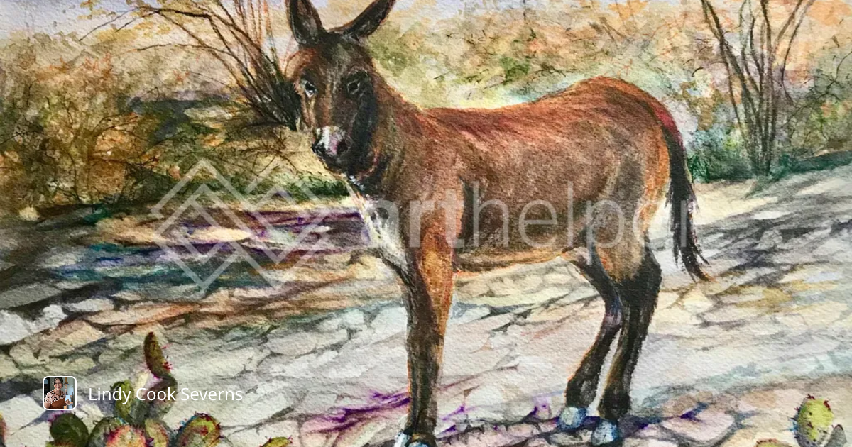 Rio Burro, print by Lindy Cook Severns