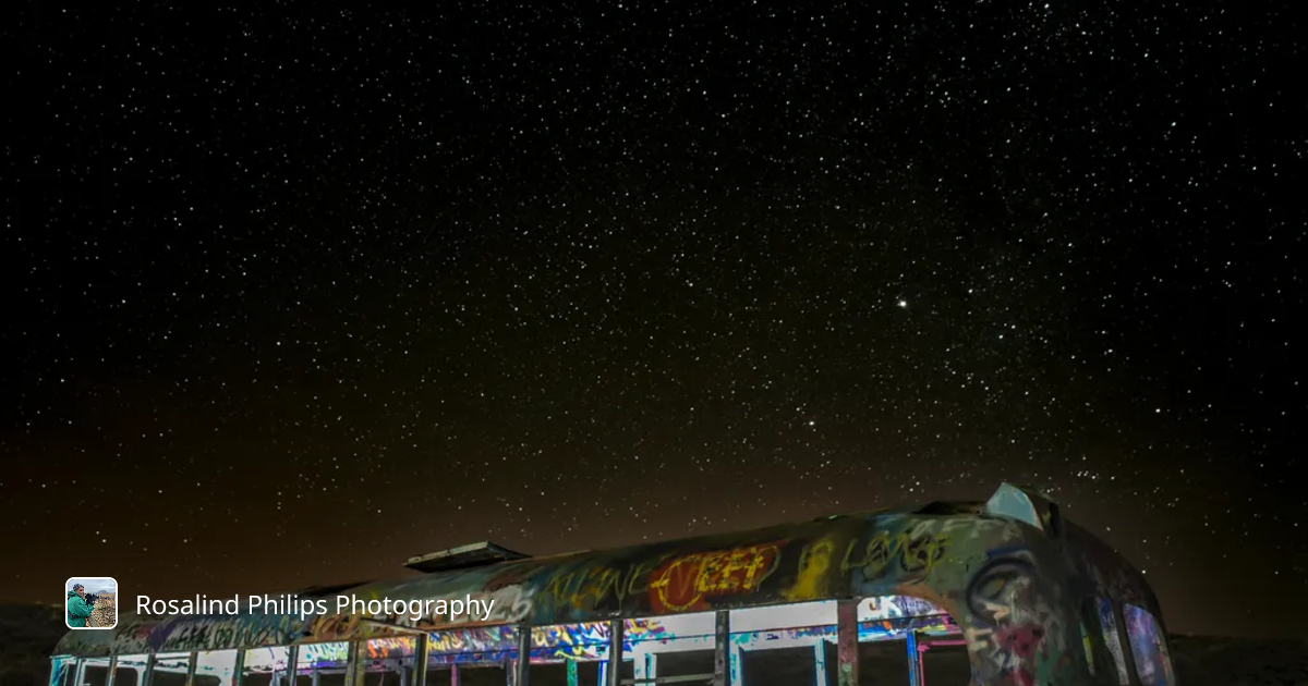 The Psychedelic School Bus by Rosalind Philips Photography
